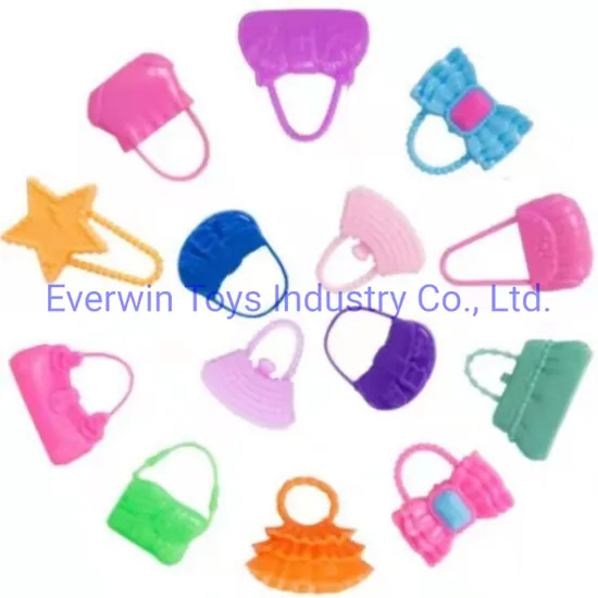 Beilinda 플라스틱 장난감 인형 액세서리 1/6 인형용 핸드백