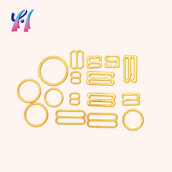 브라 수영복 액세서리, 아연 합금으로 제작된 브라 링, 슬라이더 및 스트랩 조절 장치용 맞춤형 액세서리